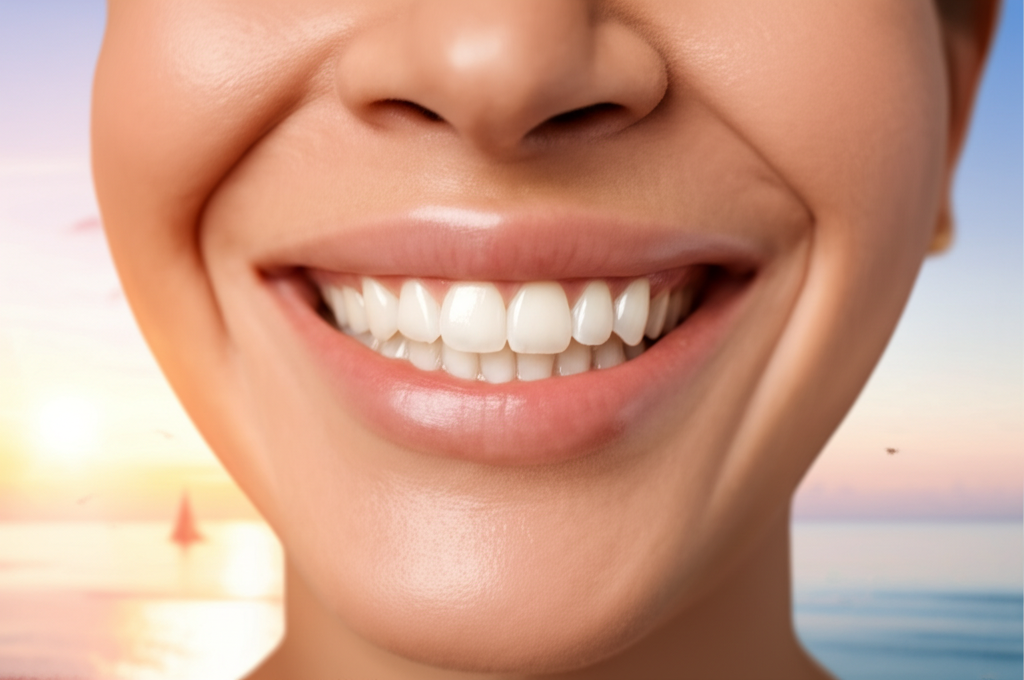 Sarah's new smile